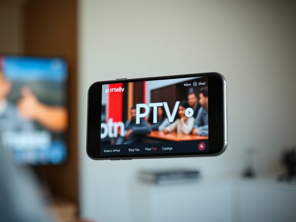 IPTV streaming on a smart TV