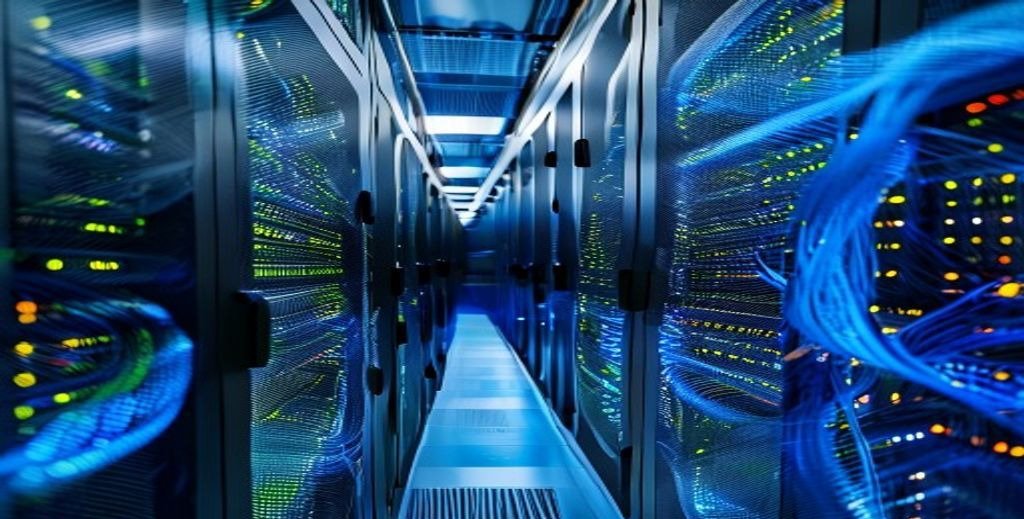 Wholesale IPTV Suppliers server infrastructure with multiple network connections and data centers